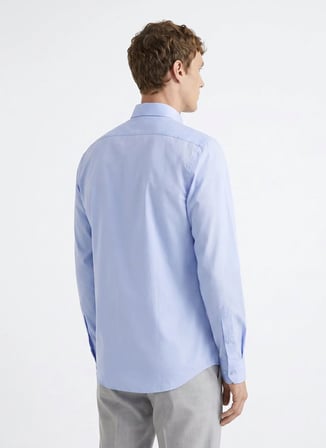 Altınyıldız Classics Mavi Erkek Tailored Fit Gömlek ACE201262053