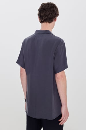 Yumuşak Dokulu Comfort Fit Rahat Kesim Hawai Yaka Gömlek