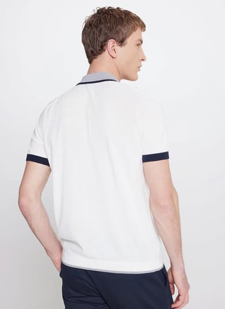 Altınyıldız Classics Polo Yaka Standart Ekru Erkek Kazak ACE044262193_EKR