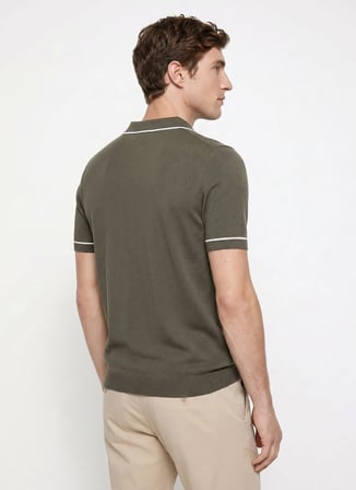 Altınyıldız Classics Haki Erkek Polo T-Shirt ACE044262189_HAK