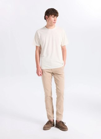 Altınyıldız Classics Bej Erkek Slim Fit Pantolon ACE001262039