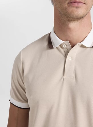 Altınyıldız Classics Bej Erkek Polo T-Shirt