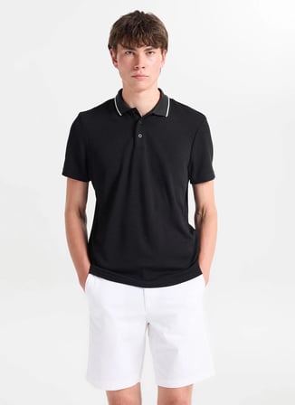 Altınyıldız Classics Siyah Erkek Polo T-Shirt ACE091262669