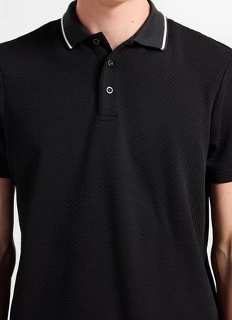 Altınyıldız Classics Siyah Erkek Polo T-Shirt ACE091262669