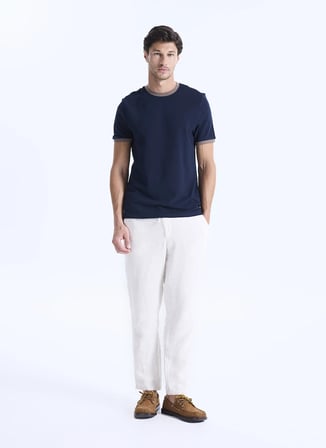 Altınyıldız Classics Lacivert Erkek T-Shirt ACE091262760