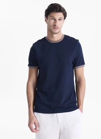 Altınyıldız Classics Lacivert Erkek T-Shirt ACE091262760