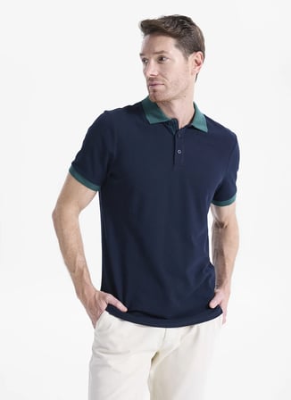 Altınyıldız Classics Lacivert Erkek Slim Fit T-Shirt ACE091262932_LCY