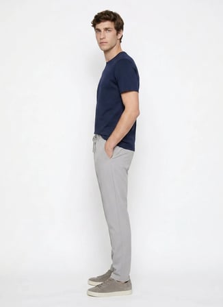 Altınyıldız Classics Lacivert Erkek Bisiklet Yaka Slim Fit T-Shirt ACE091262933