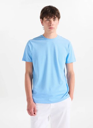 Altınyıldız Classics Mavi Erkek Slim Fit T-Shirt ACE091262933