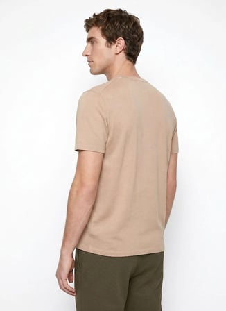 Altınyıldız Classics Vizon Erkek Bisiklet Yaka Slim Fit T-Shirt ACE091262933