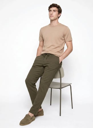 Altınyıldız Classics Vizon Erkek Bisiklet Yaka Slim Fit T-Shirt ACE091262933