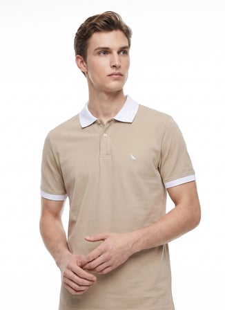 Altınyıldız Classics ACE091262941 Lacivert - Yeşil Polo T-Shirt