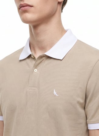 Altınyıldız Classics ACE091262941 Lacivert - Yeşil Polo T-Shirt