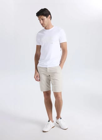 Altınyıldız Classics Beyaz Erkek Slim Fit T-Shirt ACE091262045