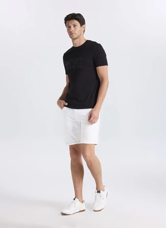 Altınyıldız Classics Siyah Erkek Slim Fit T-Shirt ACE091262045