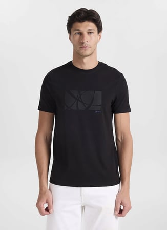 Altınyıldız Classics Siyah Erkek Slim Fit T-Shirt ACE091262045