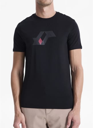 Altınyıldız Classics Siyah Erkek Slim Fit T-Shirt ACE091262885