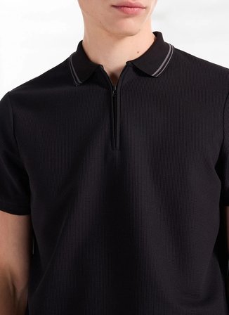 Altınyıldız Classics Siyah Erkek Slim Fit Polo T-Shirt ACE091262930