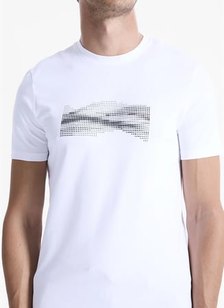 Altınyıldız Classics Beyaz Erkek Slim Fit T-Shirt