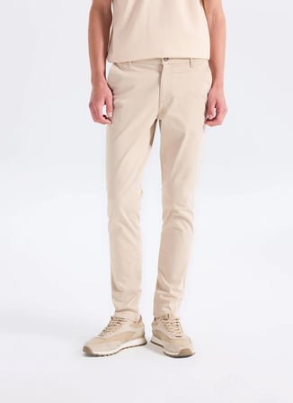 Altınyıldız Classics Bej Erkek Slim Fit Pantolon ACE001262040