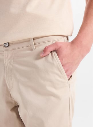 Altınyıldız Classics Bej Erkek Slim Fit Pantolon ACE001262040
