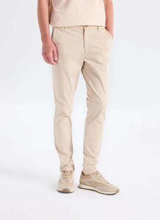 Altınyıldız Classics Bej Erkek Slim Fit Pantolon ACE001262040