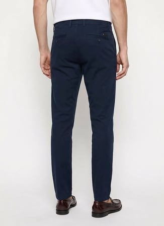 Altınyıldız Classics Lacivert Erkek Slim Fit Pantolon ACE001262040