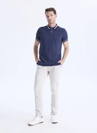 Altınyıldız Classics Ekru Erkek Slim Fit Pantolon ACE001262040