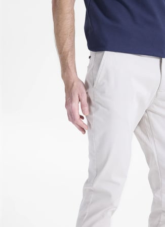 Altınyıldız Classics Ekru Erkek Slim Fit Pantolon ACE001262040