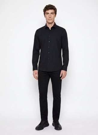 Altınyıldız Classics Siyah Erkek Slim Fit Pantolon ACE001262790
