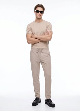 Altınyıldız Classics Bej Erkek Jogger Pantolon ACE001262792