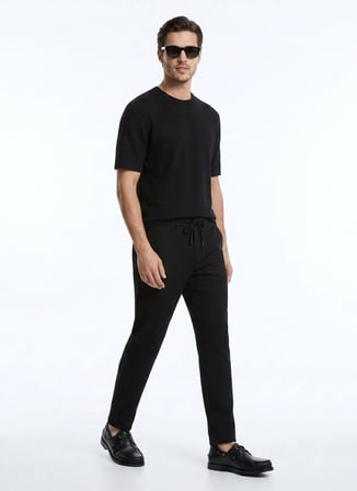 Altınyıldız Classics Siyah Erkek Jogger Pantolon