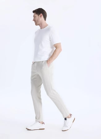 Altınyıldız Classics Ekru Erkek Jogger Pantolon ACE001262793