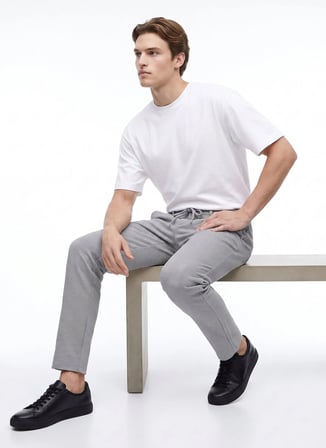 Altınyıldız Classics Gri Erkek Jogger Pantolon ACE001262794
