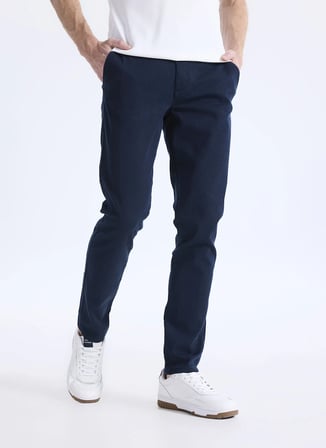 Altınyıldız Classics Lacivert Erkek Slim Fit Pantolon ACE001262795