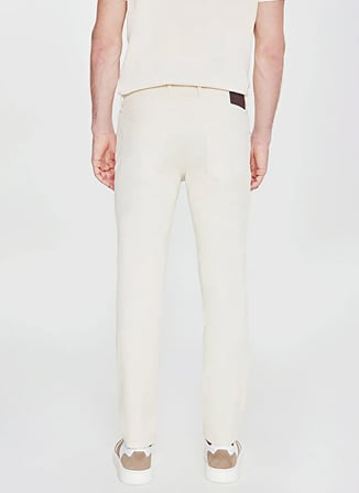 Altınyıldız Classics Ekru Erkek Slim Fit Pantolon