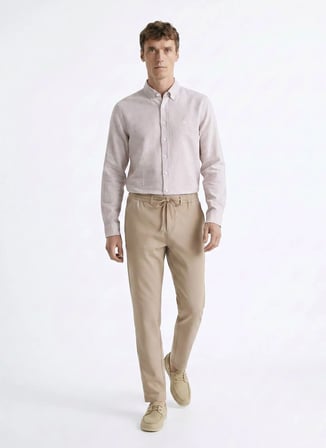 Altınyıldız Classics Bej Erkek Jogger Pantolon ACE001262038