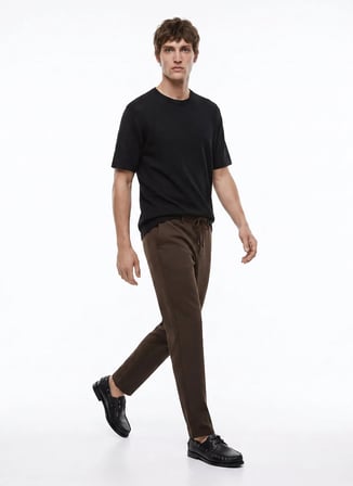 Altınyıldız Classics Kahverengi Erkek Jogger Pantolon ACE001262038