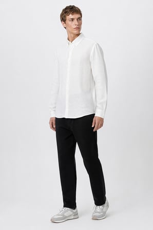 Jogger Slim Fit Dar Kesim Yan Cepli Beli Bağlamalı Pantolon
