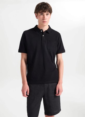 Altınyıldız Classics Siyah Erkek Comfort Fit T-Shirt 4A9000000002_SYH