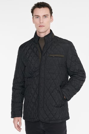 Standart Fit Normal Kesim Dik Yaka Yan Cepli Overcoat
