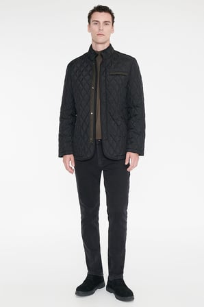 Standart Fit Normal Kesim Dik Yaka Yan Cepli Overcoat