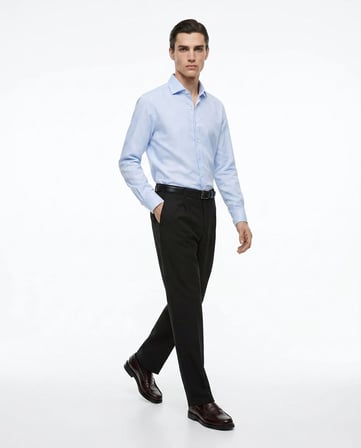 Altınyıldız Classics Mavi Erkek Slim Fit Gömlek ACE201262116