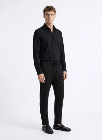 Altınyıldız Classics Siyah Erkek Slim Fit Gömlek ACE201262117