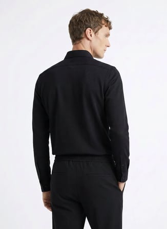 Altınyıldız Classics Siyah Erkek Slim Fit Gömlek ACE201262117