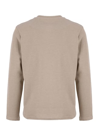 Altınyıldız Classics ACE052271086 Vizon Melanj Erkek Bisiklet Yaka Sweatshirt