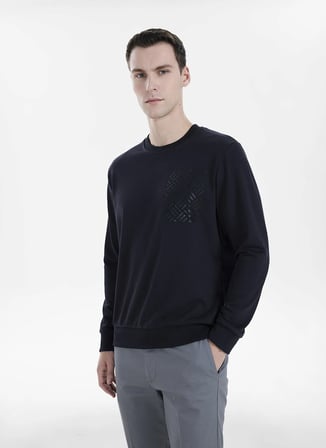 Altınyıldız Classics Lacivert Erkek Sweatshirt ACE052271075