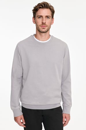 Pamuklu Standart Fit Normal Kesim 2 İplik Bisiklet Yaka Sweatshirt