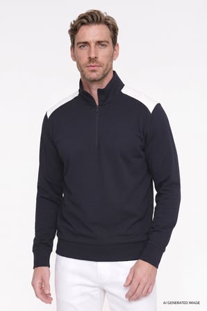 2 İplik Standart Fit Normal Kesim Bato Yaka Sweatshirt