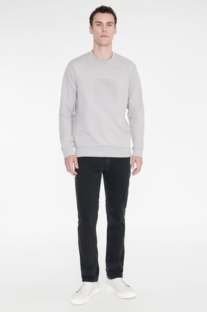 Pamuklu Standart Fit Normal Kesim Bisiklet Yaka Sweatshirt